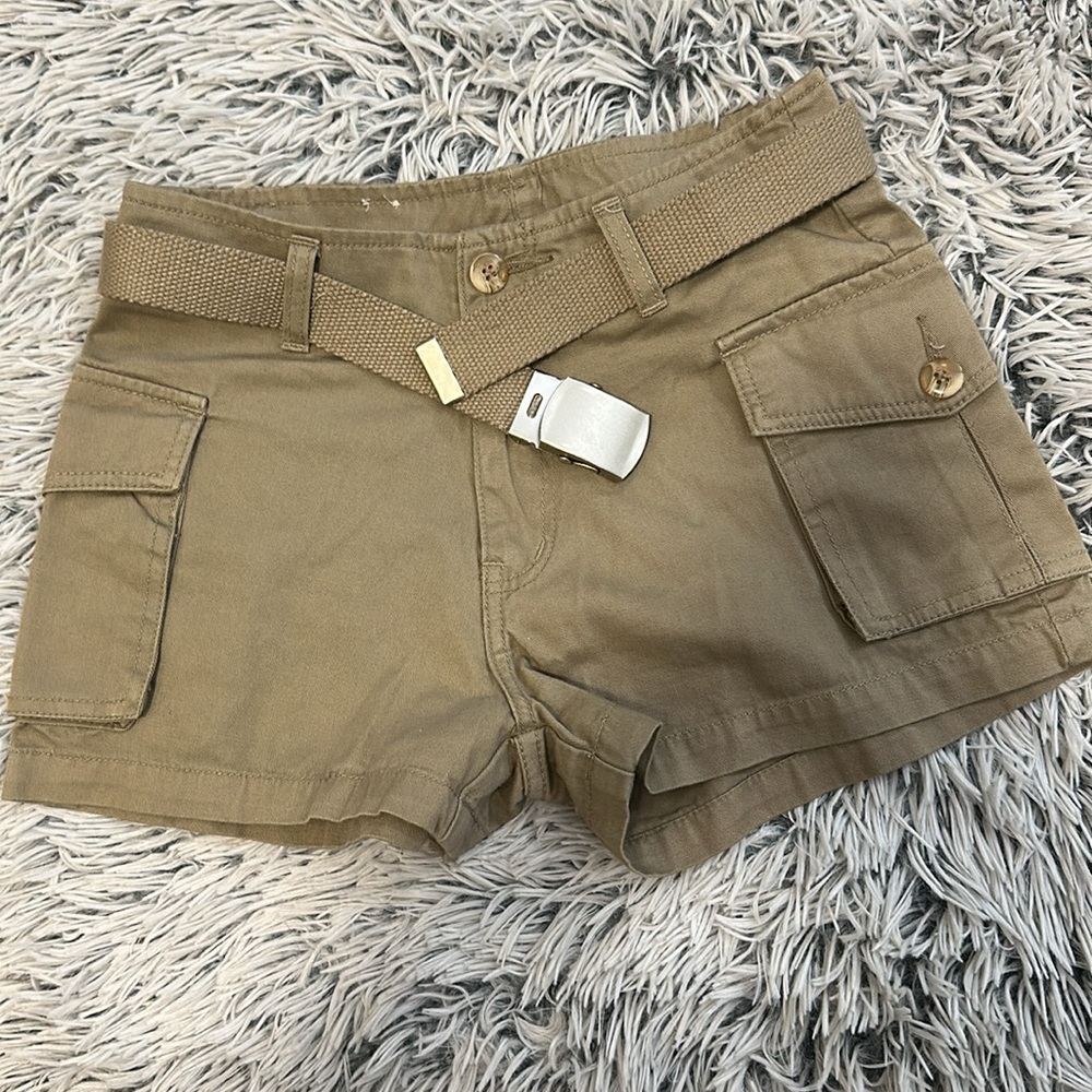 Plugg Vintage Cargo Shorts with removable matching belt